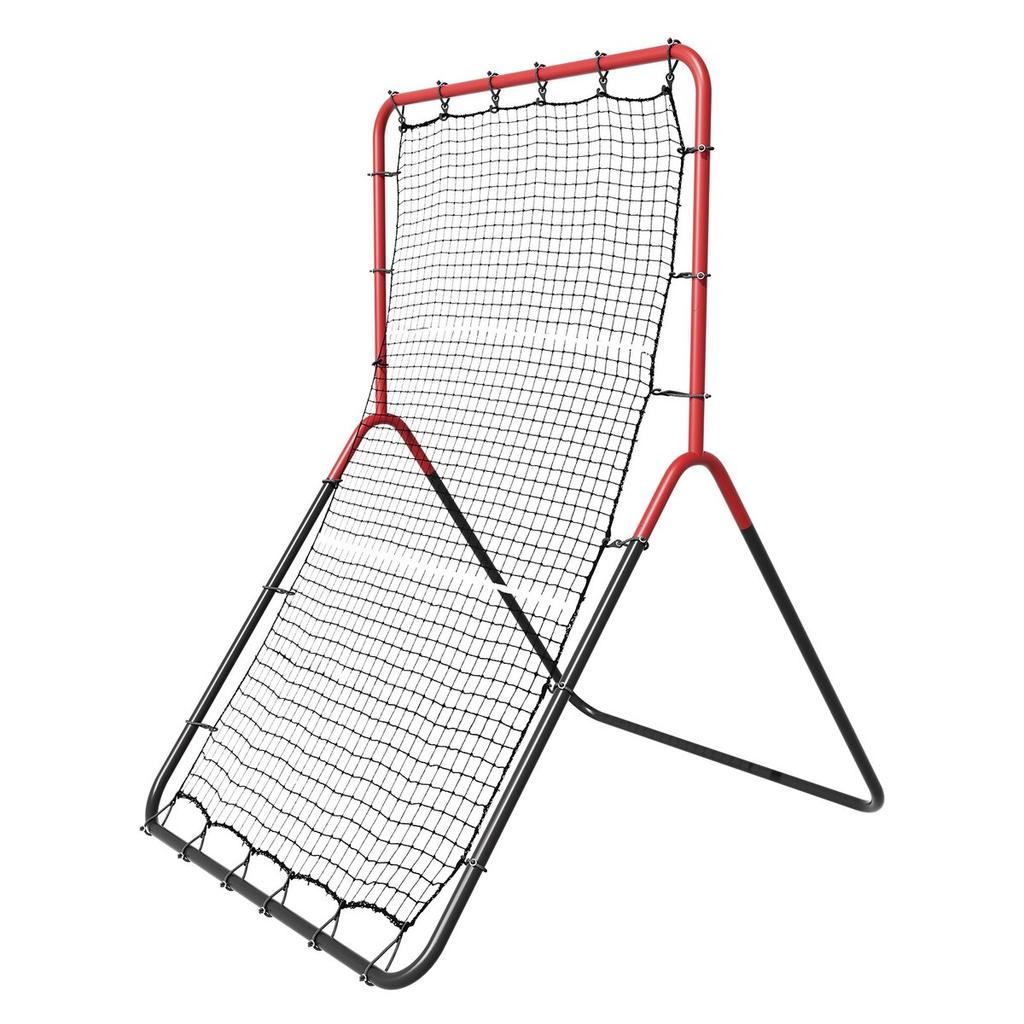 Baseball And Softball Rebounder Net 3x4.5 Ft PitchBack 3-Way Trainer