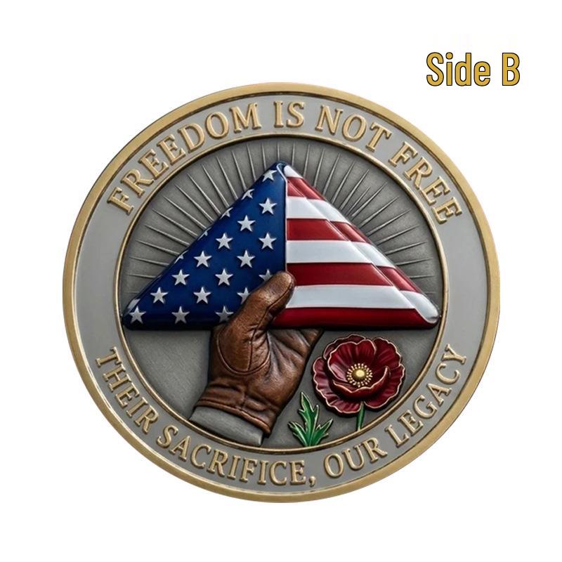Moneta commemorativa dei soldati caduti dell'esercito americano: Medaglia commemorativa del veterano