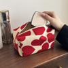 Heart Print Pattern Makeup Bag Clutch Cosmetic Organizer Travel Wash Toiletries Storage Bag Makeup Pouch Women Large Capacity
