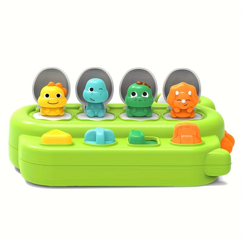 

Дошкольное образование Игрушки-динозавры для младенцев и маленьких детей, Игрушки для маленьких детей, Красочные дизайны динозавров зелёный