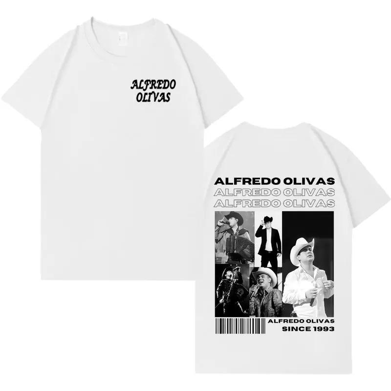 Rapper Alfredo Olivas Hip Hop Album TShirt Unisex Fashion Y2K Casual Vintage TShirt Comfortable Crew Neck Cotton Humorous