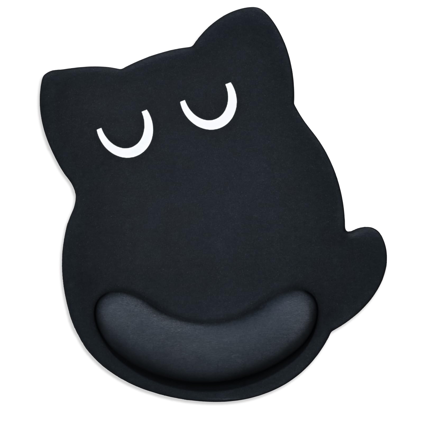 

Newseego Милый коврик для мыши со встроенной памятью для запястья Эргономичный персонаж Снижает нагрузку на запястье Идеально подходит для и Милый кошачий узор Подставка, Пена, Подушка, Дизайн,