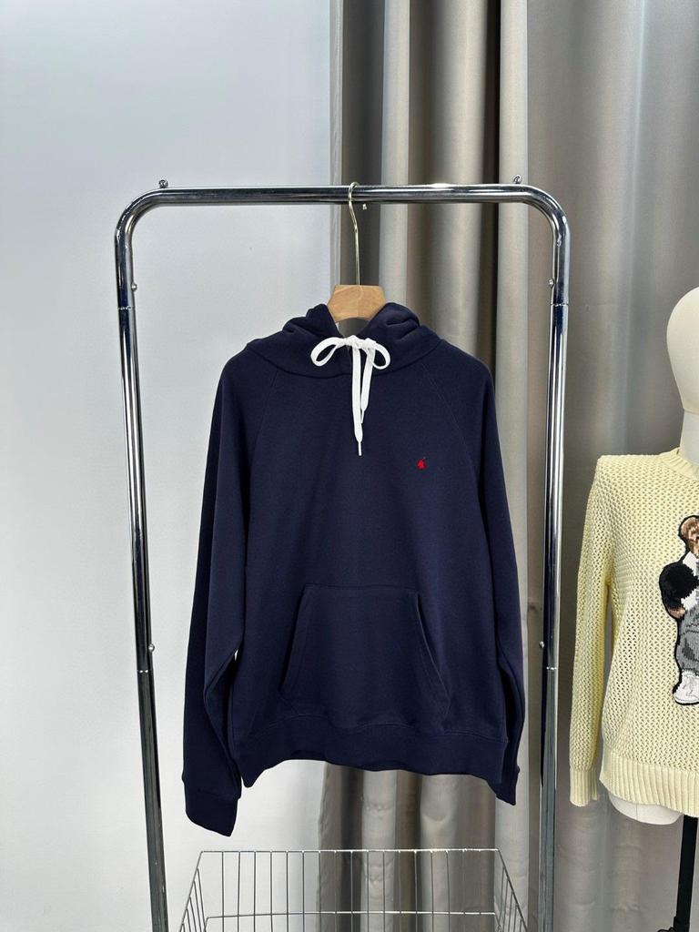 Damski sweter polo na jesień/zimę: Sportowa kurtka casualowa z kapturem i haftowanym logo konia