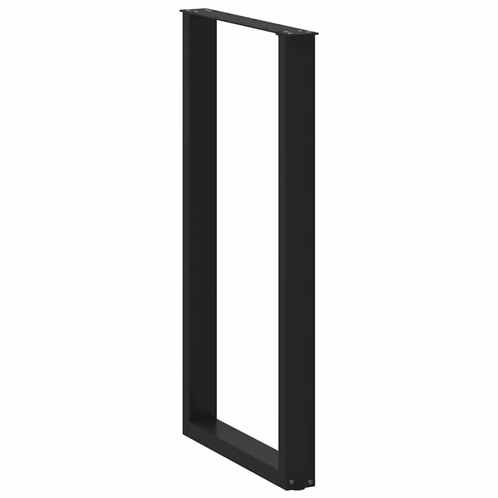 Vidaxl Nogi Do Stolika Kawowego, 2 Szt., Czarne, 60X(110-111) Cm, Stal