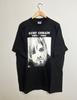 Rare T-shirt Bootleg Européen Hommage à Kurt Cobain de Nirvana Années 90 XL Noir Unisexe