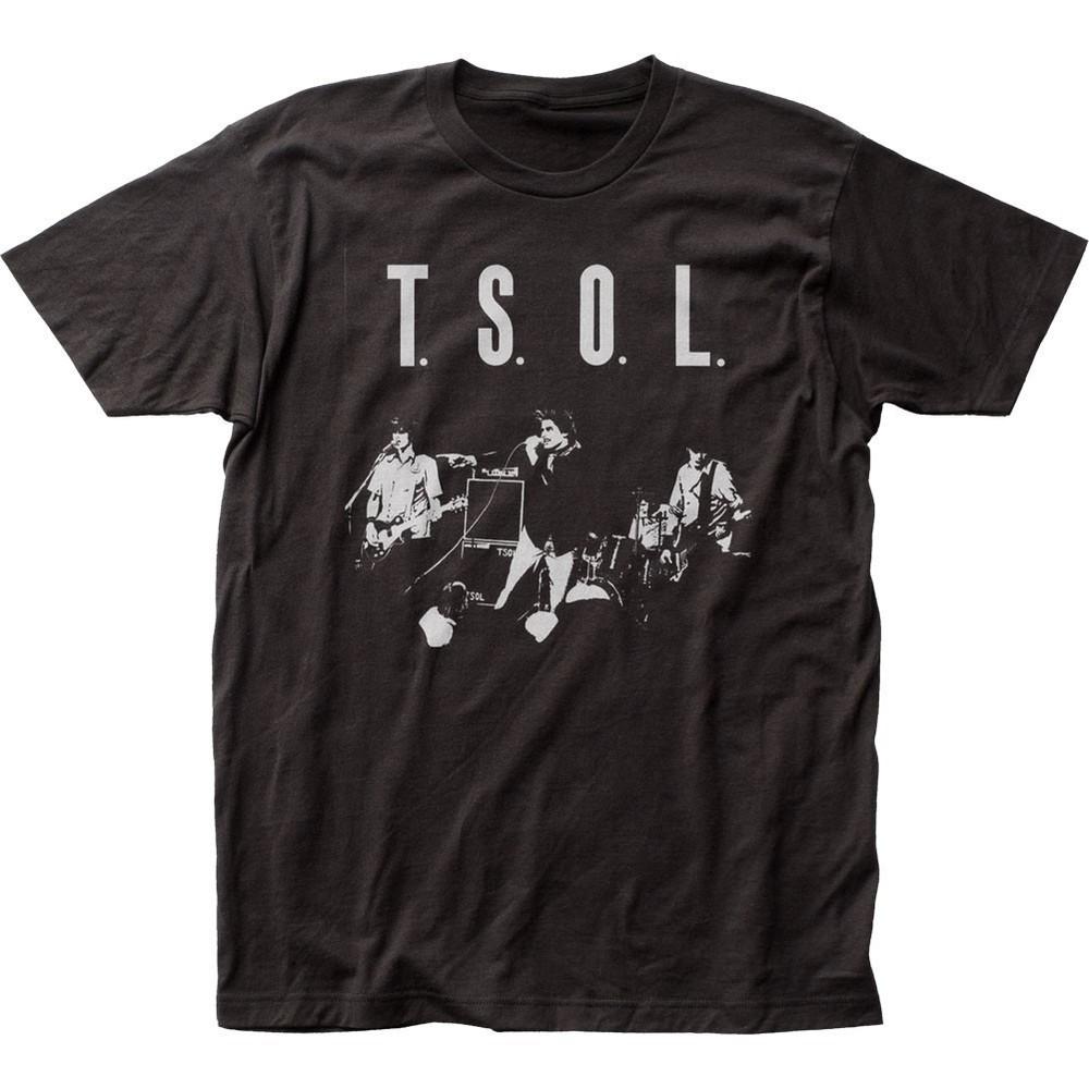 

TSOL EP Cover Mens T Shirt Music Classic Concert Rock Band Tee New Black Unisex T-Shirt M