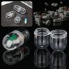 5Pcs/set Transparent Portable Drug Container Storage Box Pill Cases Empty Capsule Shell Medicine Splitters Bottle