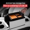 For LI LiXiang L7 L8 L9 2022 2023 2024 Armrest Box Storage Box Central Control Lower Storage Accessories for Leading Lixiang
