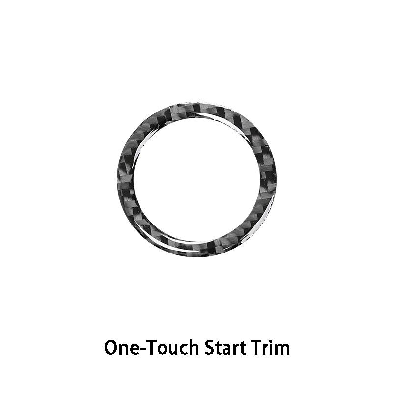 Carbon Fiber Interior Sticker Center Console Steering Wheel Inner Door Handle Car Accessories For Toyota 8th Generation