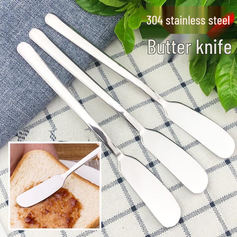 LONSAN 3-Piece 304 Stainless Steel Butter & Cheese Knife Set
