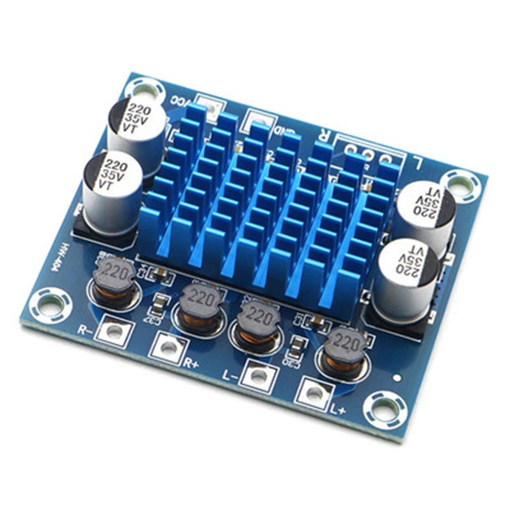 Dual Channel Digital Stereo Audio Power Amplifier Board TPA3110 XH-A232 Powerful Sound Amplifier Module 30W+30W DC 8-26V 3A