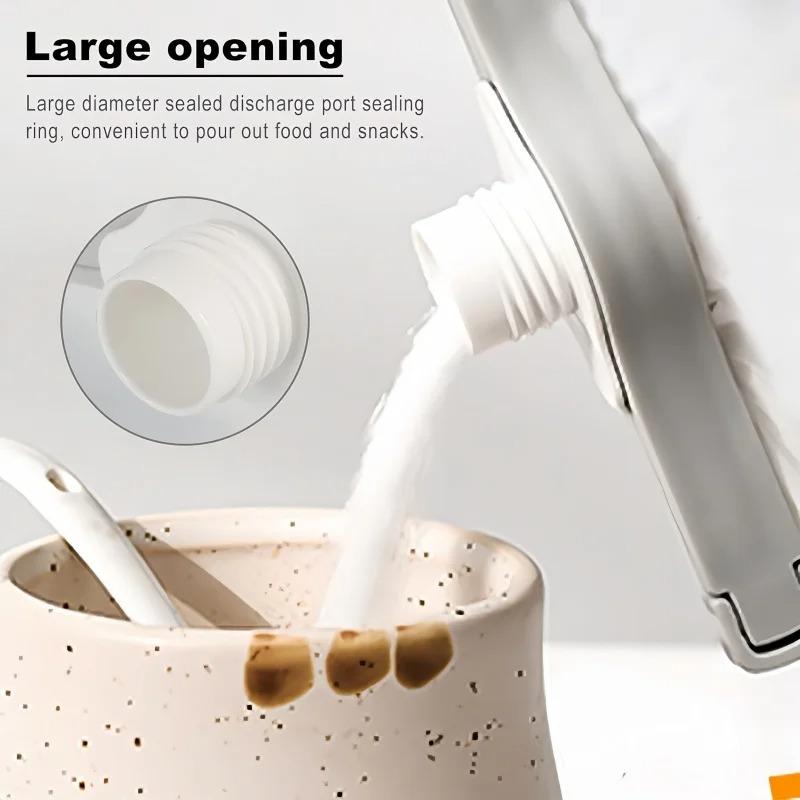 Schraubverschluss-Verschlussklammer Gewürzmilchpulver Salzbeutel-Verschlussklammer Snack-Lebensmittelkonservierungspaket-Aufbewahrungsklammer Küchenzubehör