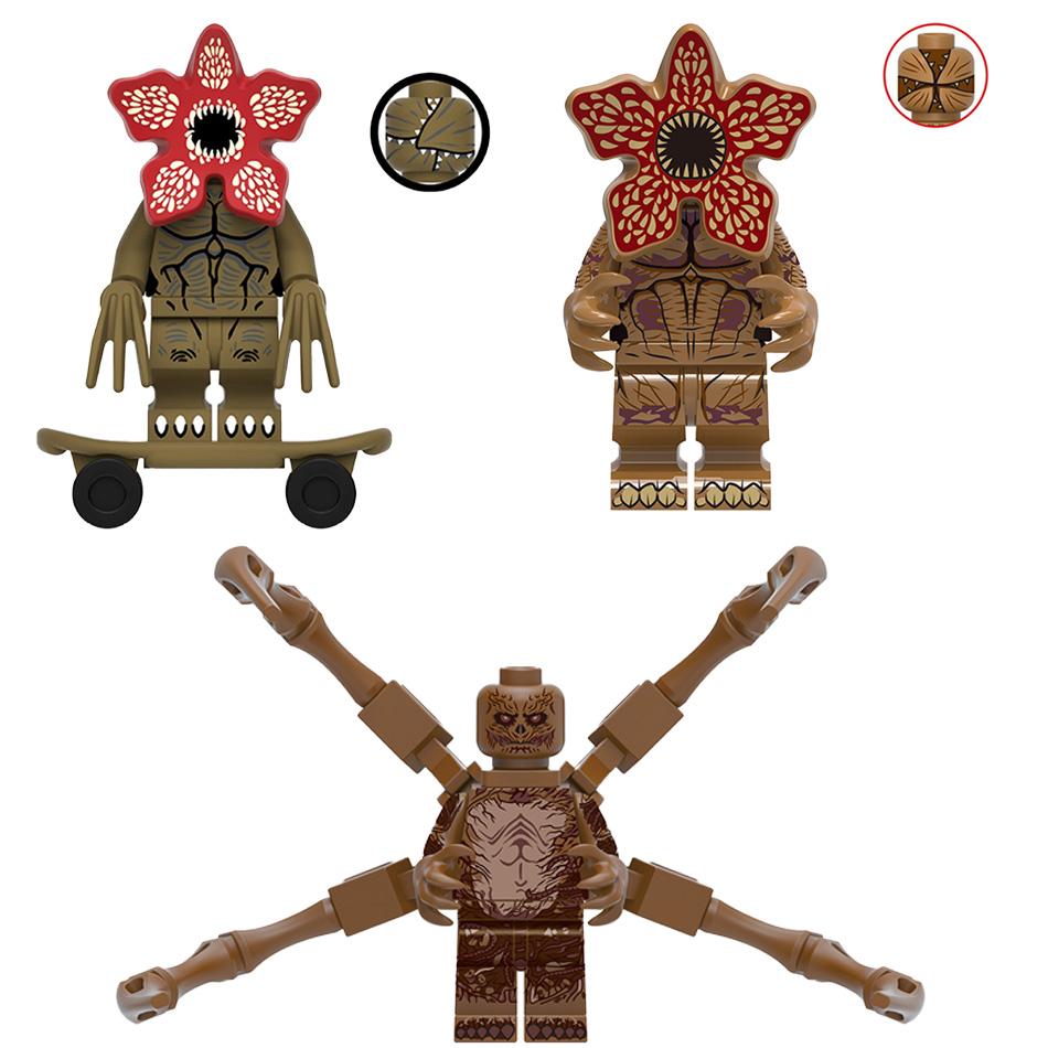 Stranger Hrůzostrašná Květina Požírající Lidi Eleven Modelová Figurka Stavebnice Kostky Hračky Pro Děti dárek k narozeninám