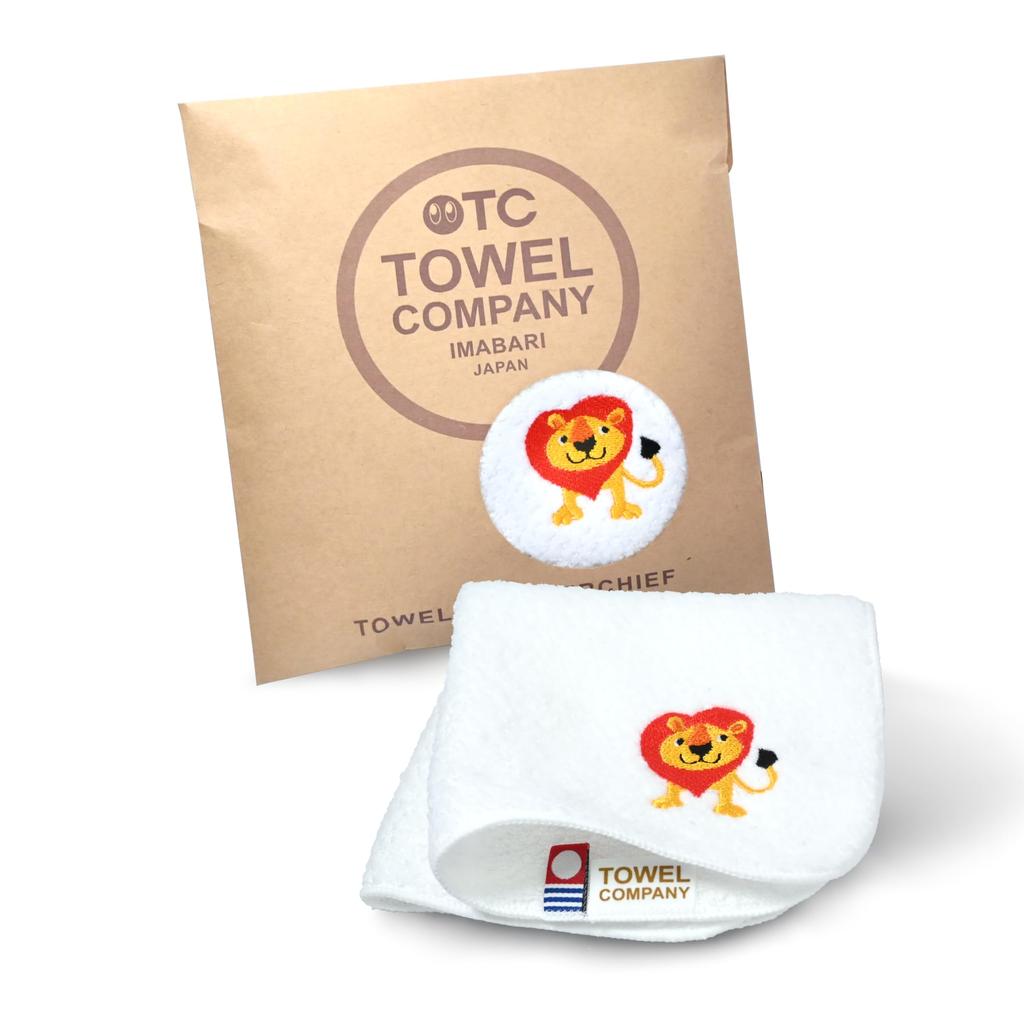 Imabari Havlu Şirketi Mendil 22x22cm Hediye [16 Türün Hepsi] Hayvan Geçidi Nakışı