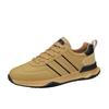 Spring new casual leather running trendy shoes thick baseplate shoes sports men's shoes