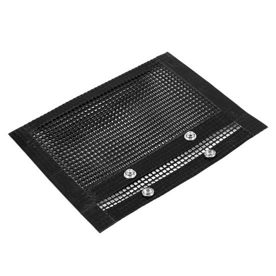 Grill Mesh Bag Non-stick Reusable Outdoor Grill Bag Heat-Resistant BBQ Grilling Accessories for Vegetables Meats Gas Charcoal Smokers Electric Grills