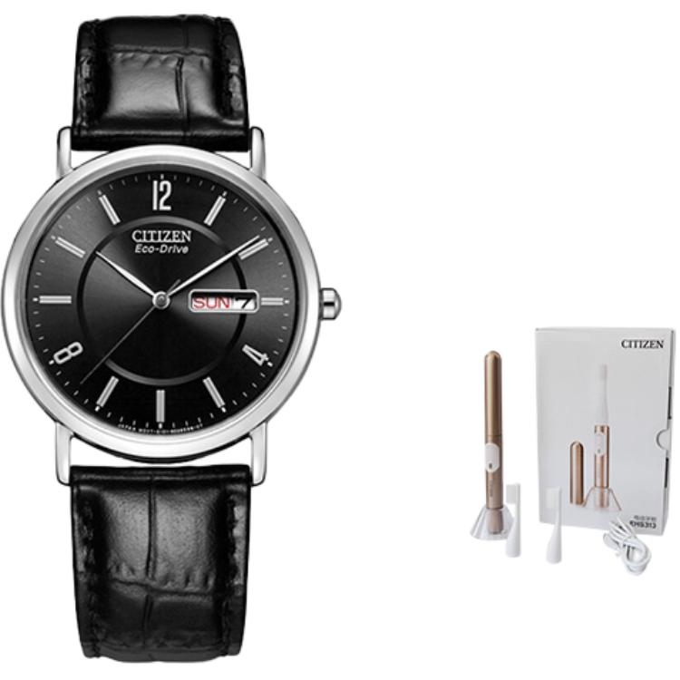 CITIZEN Ecology Drive Collection Light Powered Quartz Movement Cow Leather Strap Watch Men's Watches BM8240-03E