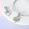 Flowers Series S925 Sterling Silver Sunflowers Tulip Carnation Charms Fit Original  Bracelet  For Women Jewelry Making