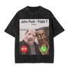 John Pork Triple T Calling Funny Viral Meme Brainrot Meme T-Shirts Men O Neck Cotton T Shirt Short Sleeve Tees Plus Size Clothes