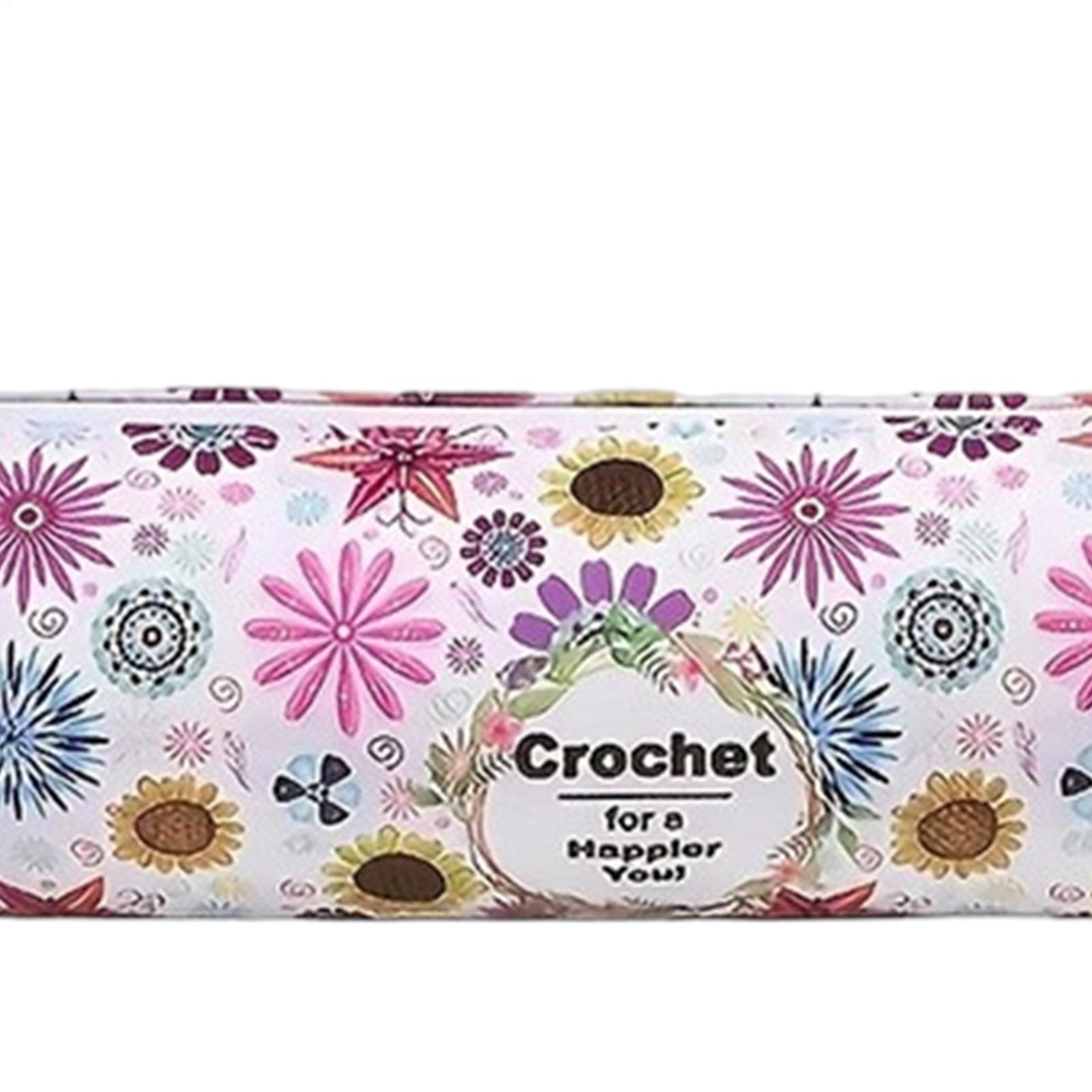 Ergonomic Crochet Hook Set With Storage Bag Soft Grip Ergonomic Padded Handle Crochet Hooks For Beginner Adults Knitting China Mainland