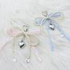 Eye Catching Phone Charm Unique Bowknot Keyring Delicate Keychain Phone Accessories Bag Pendant for Purse Backpack