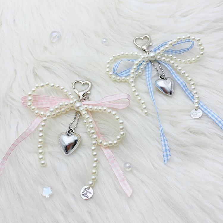 Eye Catching Phone Charm Unique Bowknot Keyring Delicate Keychain Phone Accessories Bag Pendant for Purse Backpack