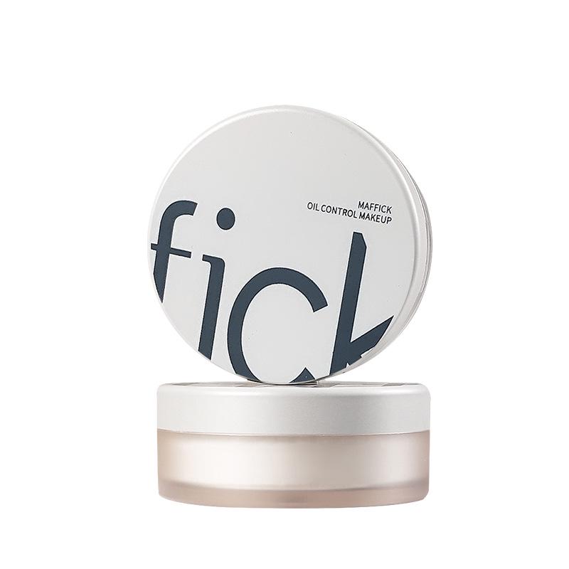 MAFFICK Oil-Control Setting Powder: Fine, Skin-Friendly, Waterproof, Long-Lasting, Brightening Matte Concealing Loose Powder.