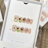 Dopamine Summer Nail Art Hand-painted Cream Style Cute Short Pure Hand-made Armor Blush To Make It Look White