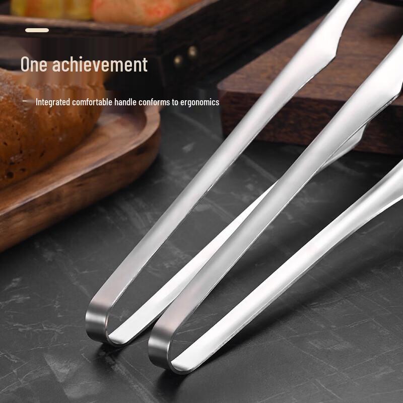 ZISIZ Stainless Steel Buffet Food Tong