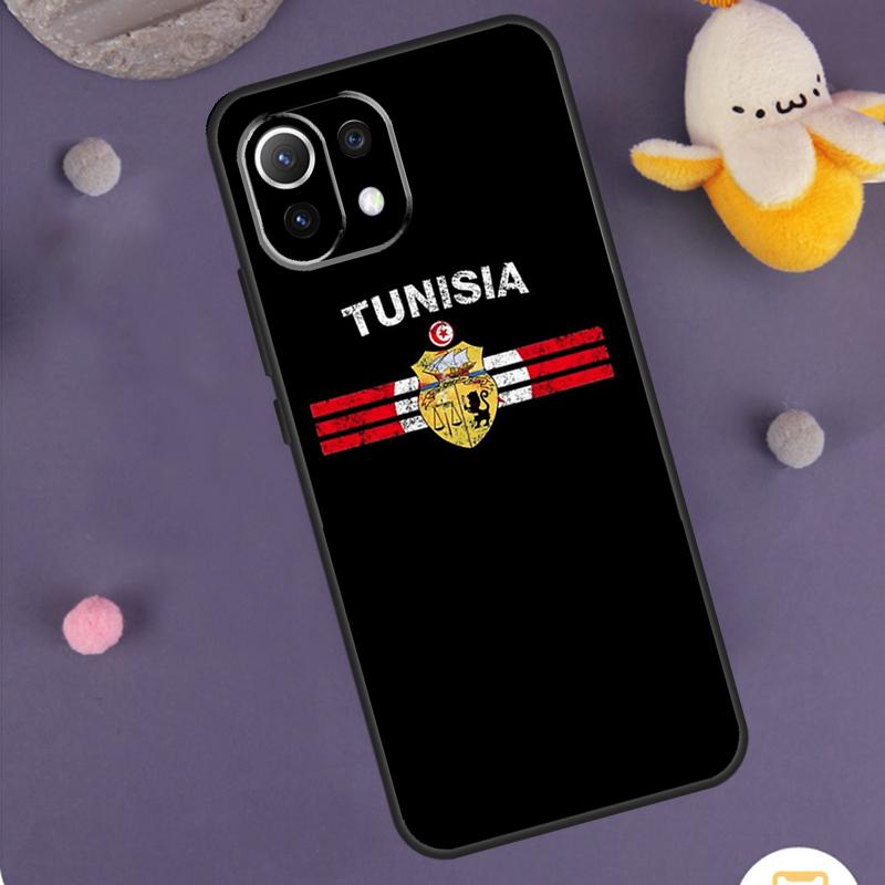 Tunisia Flag Map Case For Xiaomi 13T 12T 11T Pro 13 14 Ultra 12 Lite POCO X6 M6 F5 F6 Pro X5 X3 F3 M5s Cover