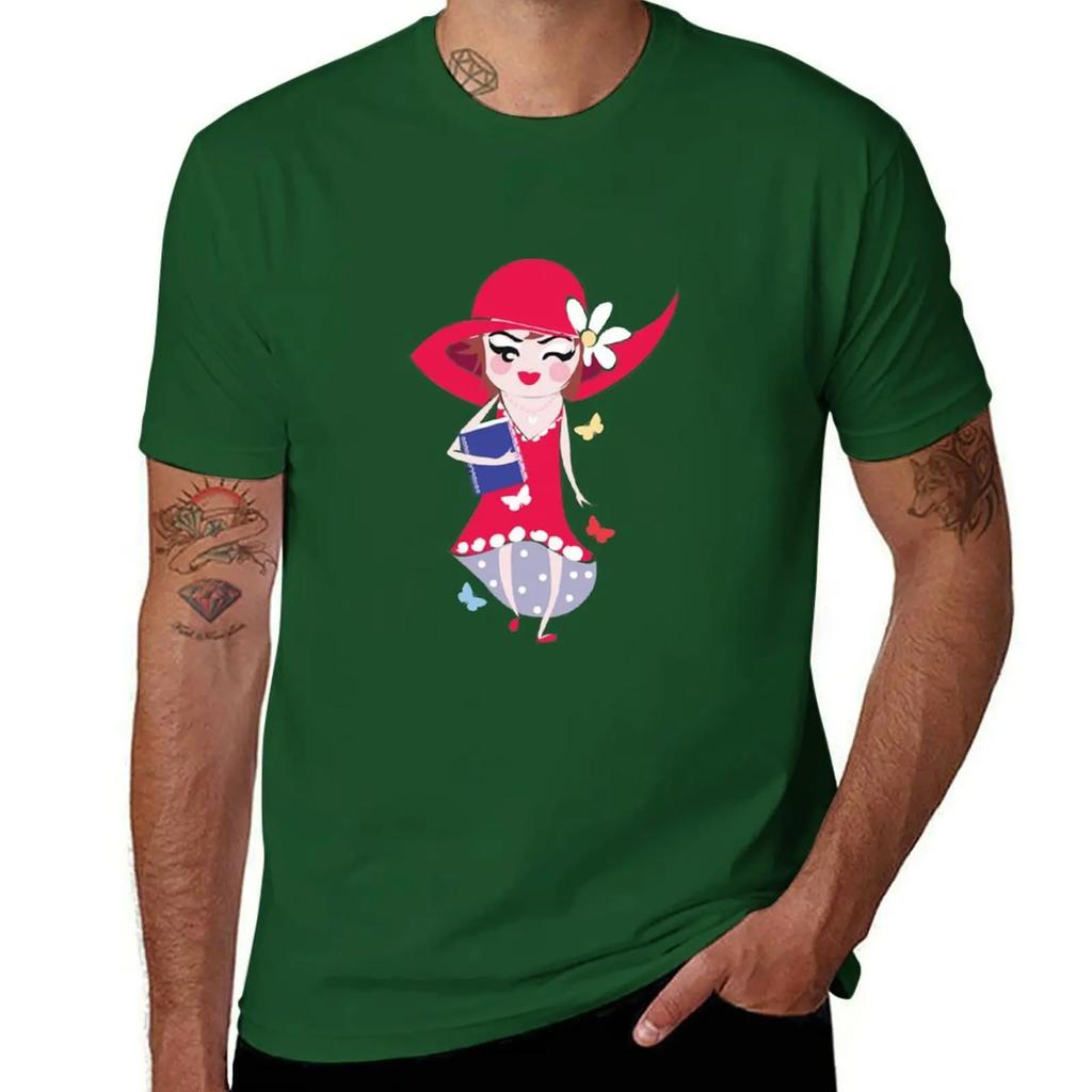 Summer Girl TShirt korean fashion oversized graphic tee Mens tshirts