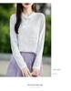 2024 Autumn/Winter High-End Knitted Sweater with Chinese Pearl Frog Closure