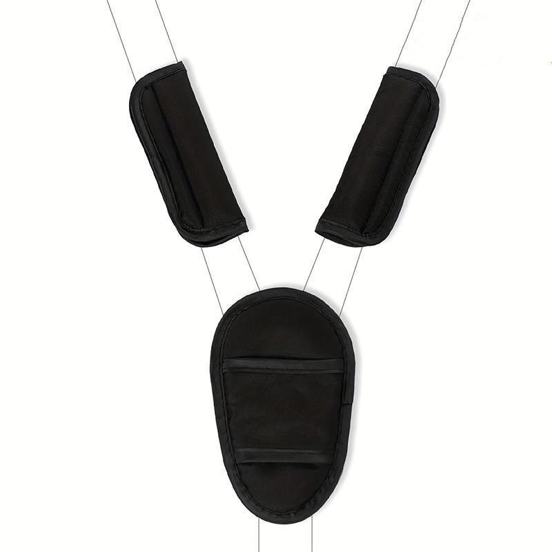 Baby Safety Car Seat Belt Pads Universal Baby Stroller Shoulder Strap Covers Soft Car Seat Belt Cushion Pram Shoulder Guard Pads чёрный