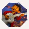 1pc,Coco Automatic Folding Umbrella: Compact 8 Bone Design Cartoon Outdoor Travel Companion, Business Umbrella, Christmas Valentine's Day Bi