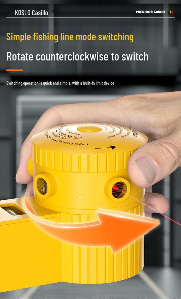 Obrotowy laser liniowy z statywem: Mini wszechstronne narzędzie pomiarowe poziome