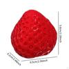 Soft Strawberry Toy Funny Cute Basket Filler Novelty Party Favors Relaxing Portable Fruit