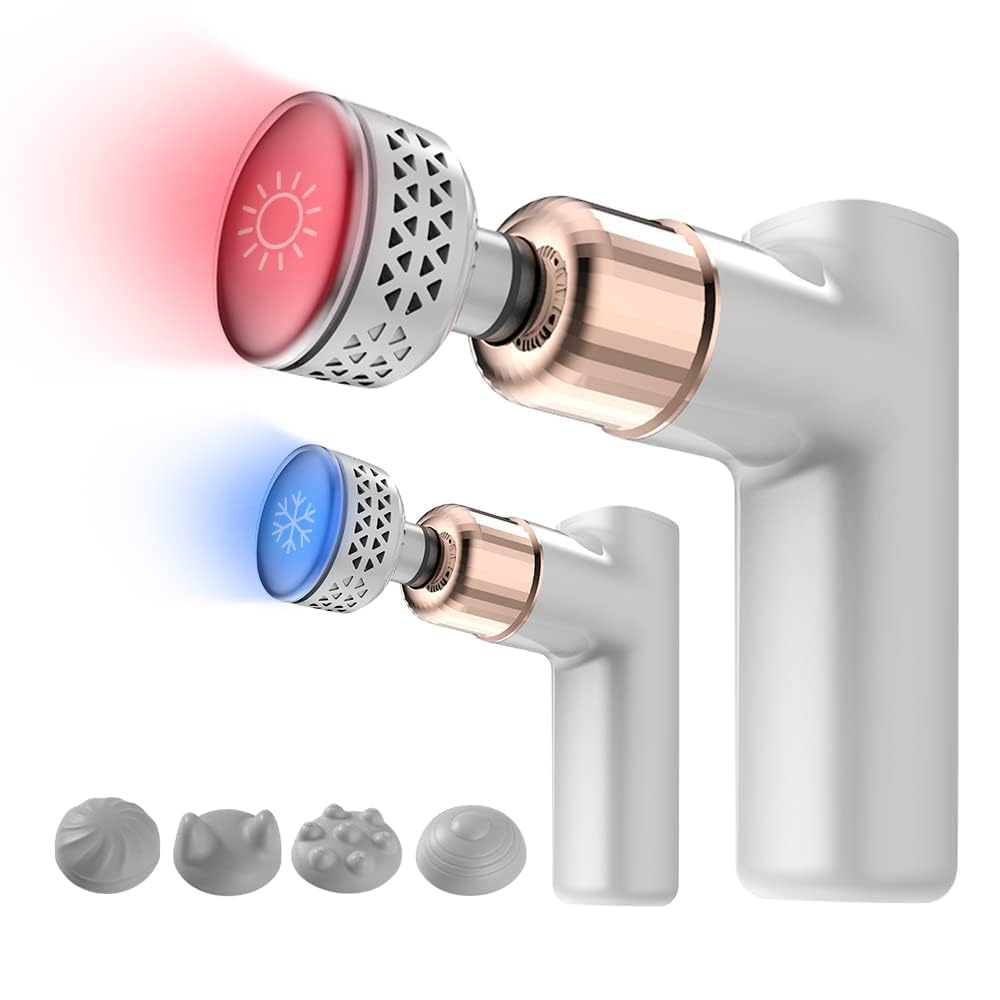 

Миофасциальный пистолет с 8 уровнями мощного ИИ автоматического релиза Кинмаку Электрический фасциальный релиз Удобный релиз для мышц всего тела 4 головки