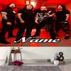 Personalized Slayer band Background Tapestry,Custom Name Birthday Party,Multifunctional Wall Decoration for Home Decor,Various Occasions