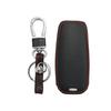 Black Leather 8 Buttons Key Chain Cover Case For   Hyundai Genesis G80