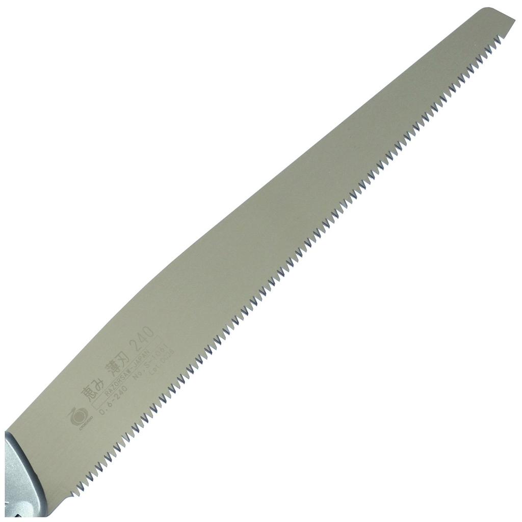 Razorsaw Fruit Tree Pruning Saw, Replaceable Blade, Megumi Thin Blade, 240mm, with Sheath, 1061