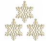 Wooden Christmas Tree Decorations Z24 3 Pcs.