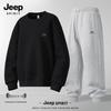 JEEP SPIRIT Men's Geometric Print Hoodie & Sweatpants Set