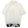 MSGM Short sleeve Hem switch Open collar shirt 16/41 White system Men's Used
