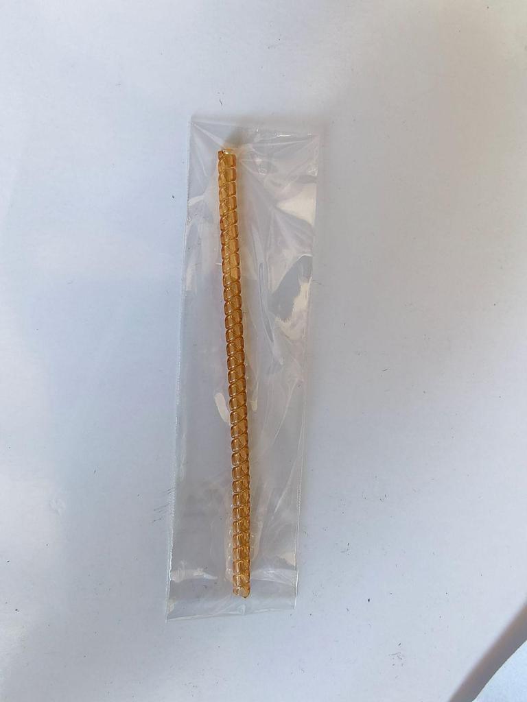 Transparent Adjustable Ring Sizer - Invisible Gold Wire Design
