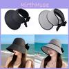Summer Sun Protection Hat With Large Brim And Butterfly Bow For Outdoor Beach Fashion