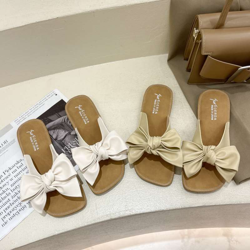 

Real soft leather cool slippers women s summer wear 2025 new one-word drag thick-soled beef tendon bottom non-slip pregnant women s beach slippers 40