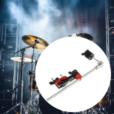 Grampo de extensão de tambor para fixação de braço de prato para peças de instrumentos musicais
