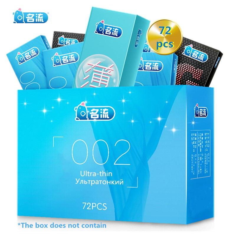 MingLiu Kondome, 70 Stück, gemischte Typen, ultradünn, schmal, Gummikondom für Männer