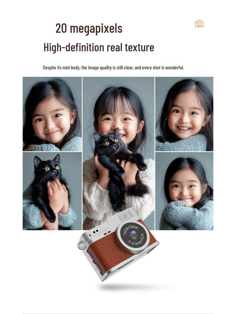 Retro Thumb S150 Student Portable SD Digital Camera with Screen