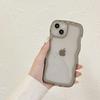 Ins Suitable for Apple 13 Mobile Phone Case Wave Edge IPhone 15 Simple Color Transparent Soft Shell XR Drop Protection Case